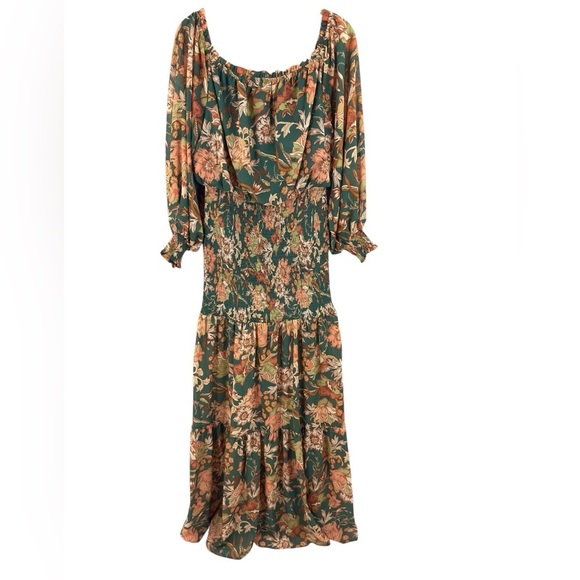 Baltic Born Lizzie Maxi Dress Size Large Floral Boho Tiered Indie Romantic Fairy - Picture 7 of 11